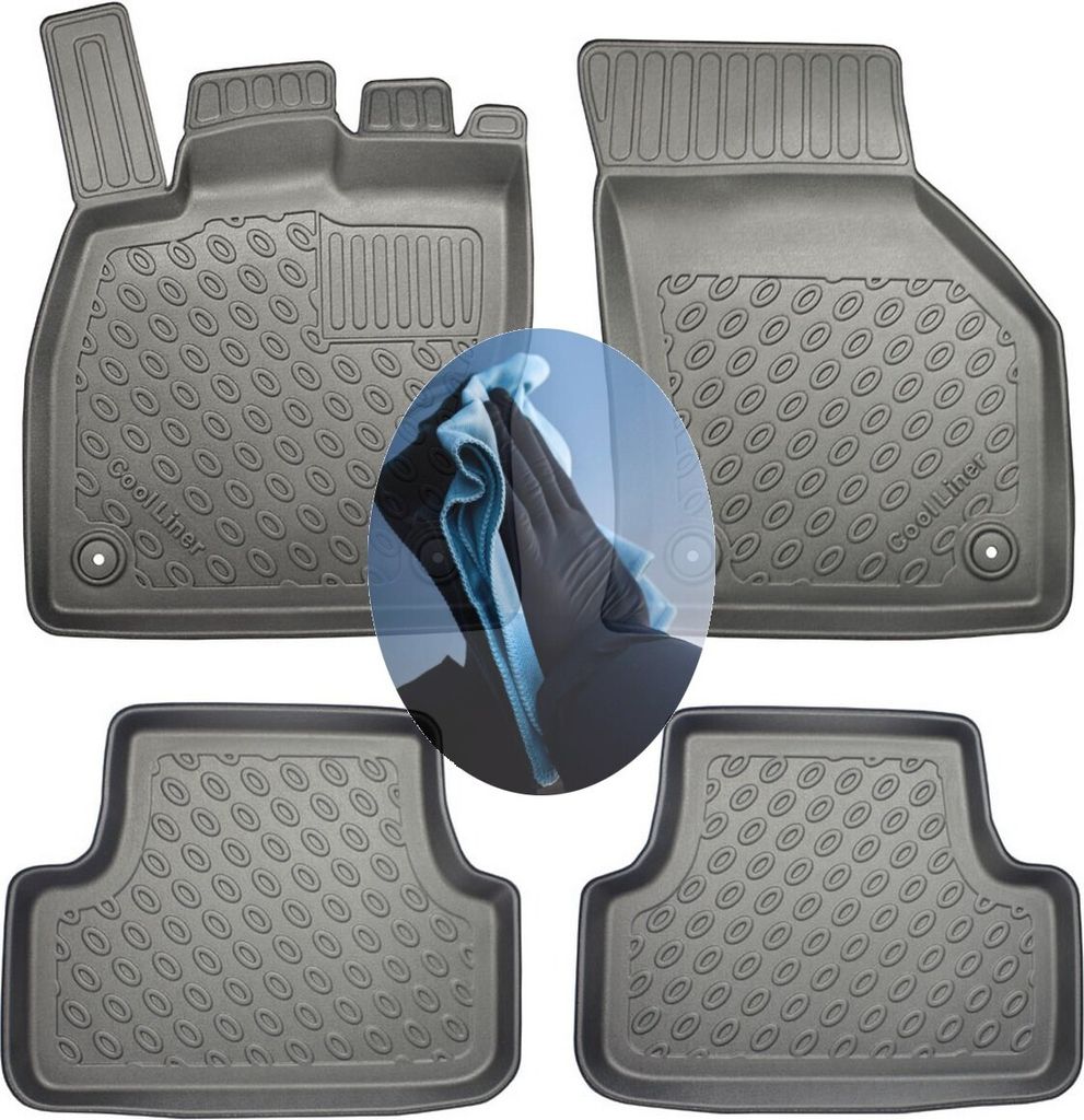 Z509586 TPE-Gummifußmatten kompatibel mit Seat Leon Cupra 3 5F Schrägheck Hatchback 5-türer 2012-2020