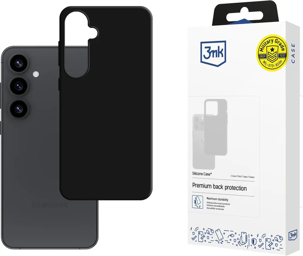 Custodia Samsung S25 Silicone 3Mk | Protezione Morbida e Sicura Online
