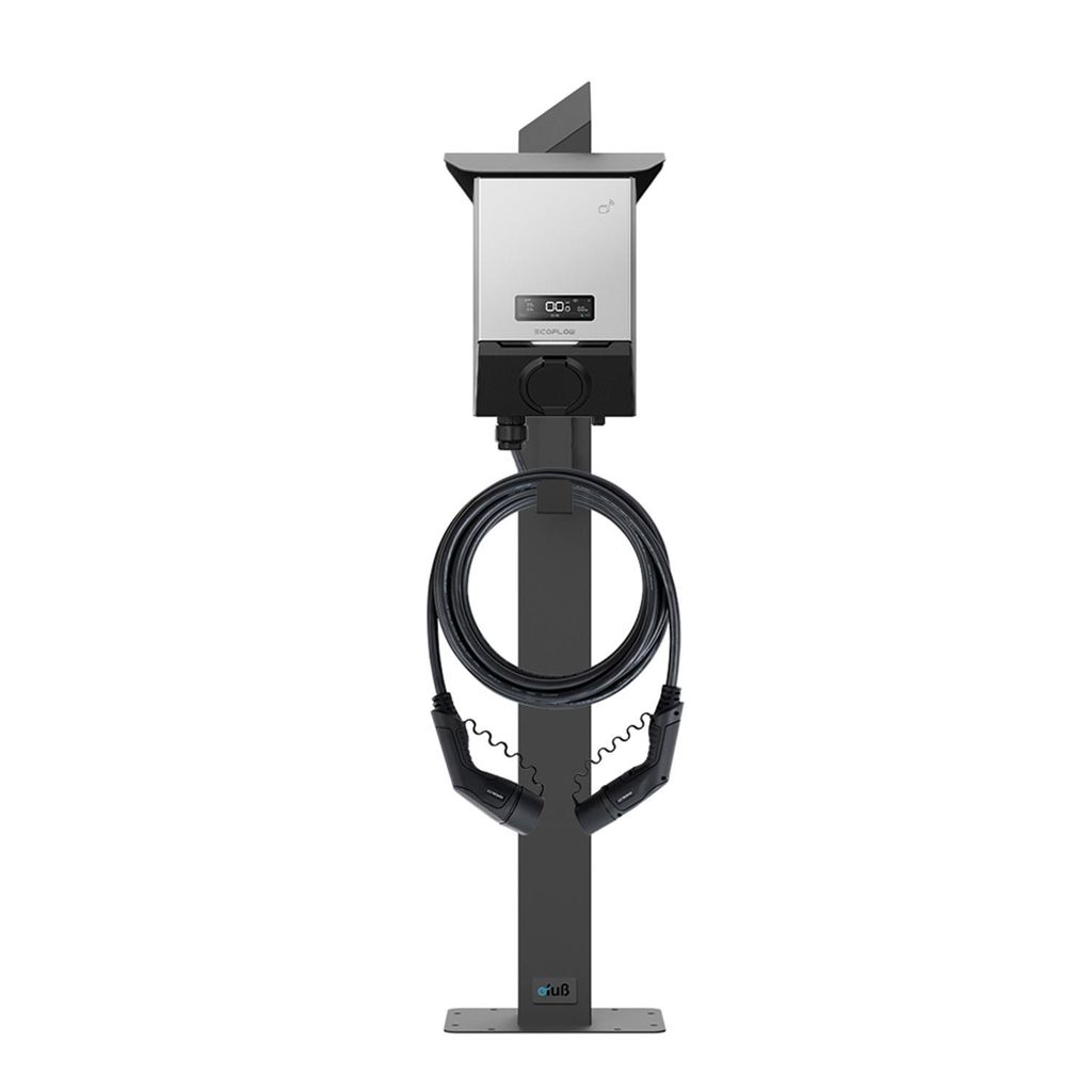 Wallbox Standfuß EcoFlow PowerPulse 2 - Edelstahl anthrazit Produktbild 