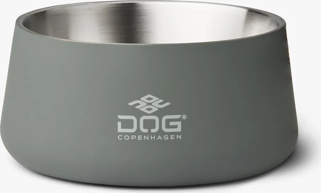 Dog Copenhagen Vega Bowl Cool Grey S/M - Gamelle Design en Aluminium