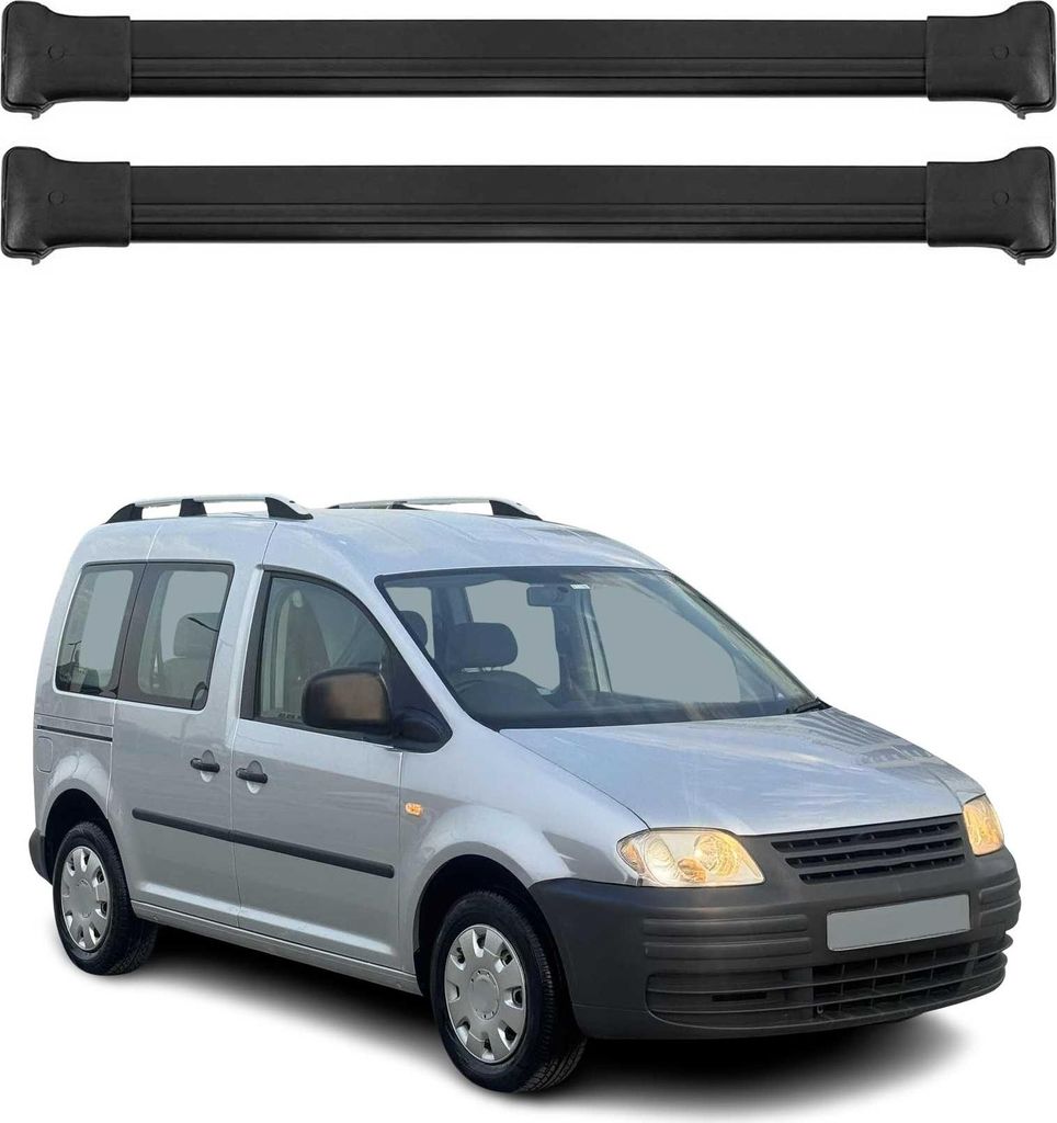 Barres de toit transversales pour VW Caddy 2003-2020 Image du produit 