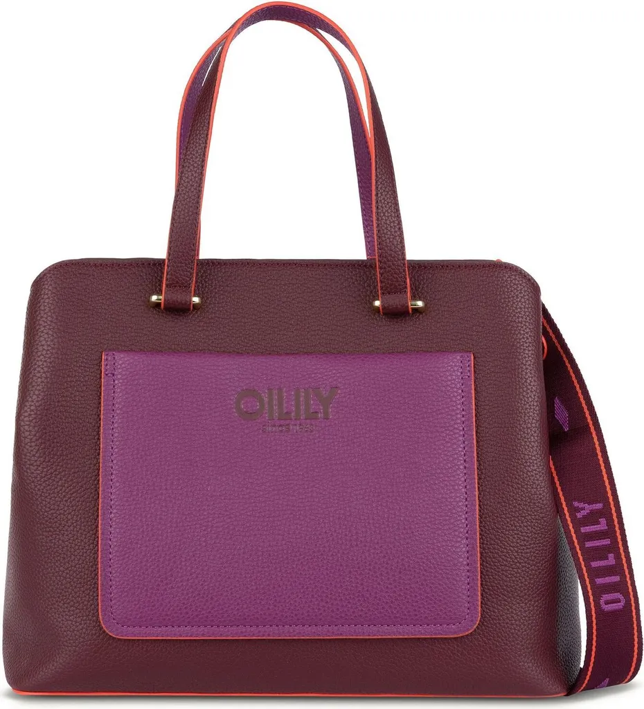 Sac à main bandoulière Oilily Hazel Handbag imprimé chocolat multicolore