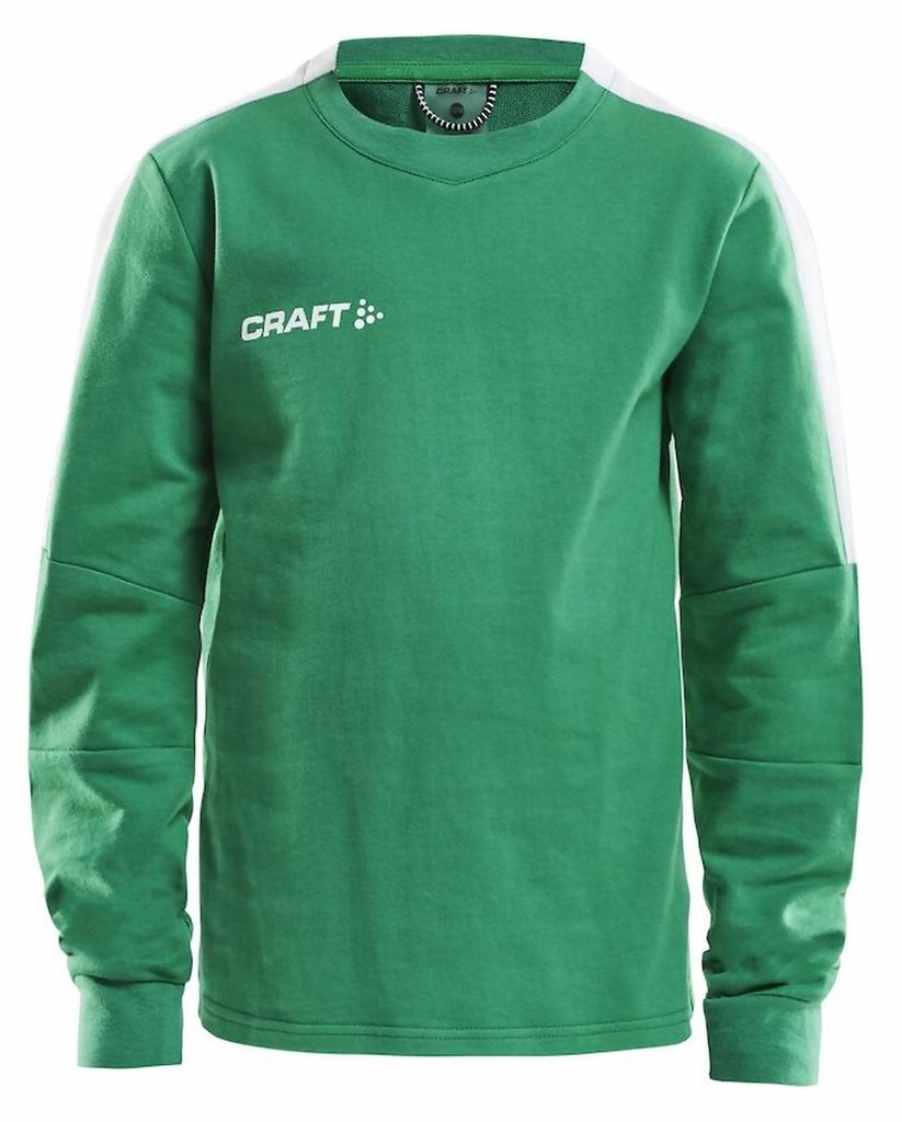 CRAFT Progress GK Sweatshirt JR Team Green/White 134/140