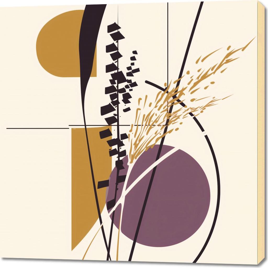 Bild 100x100cm Herbsttänze