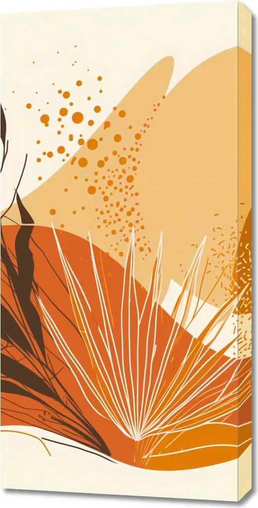 Quadro 50x100 cm Paesaggio Mediterraneo: Stampa su Tela Canvas Alta Qualità
