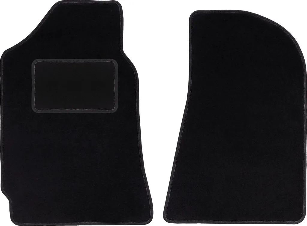 Tappetini FSO Polonez (1971-2002) - Set 2 Pezzi Velour Nero Premium
