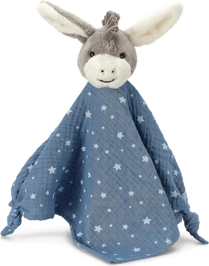 Sterntaler Schmusetuch Esel Emmi, Blau, 1 Stück (1er Pack)