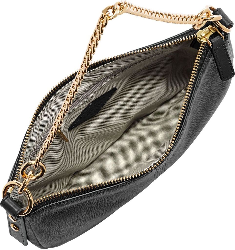 Schultertasche Fossil Handtasche Schwarz Fossil Satchel Fossil