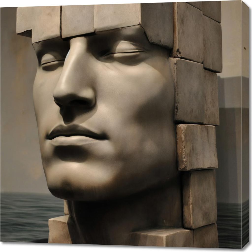 Bild 90x90cm Identitätsaufbau