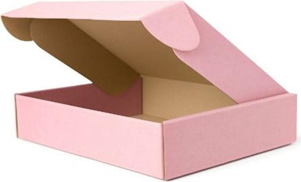 Dekorative rosa Schachtel 200 x 150 x 50 mm, elegante Geschenkverpackung aus Karton