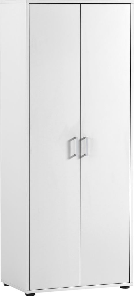 Möbelpartner Aktenschrank Fox | Tall | HxBxT 164x65x41cm | 2 Flügeltüren | Weiß