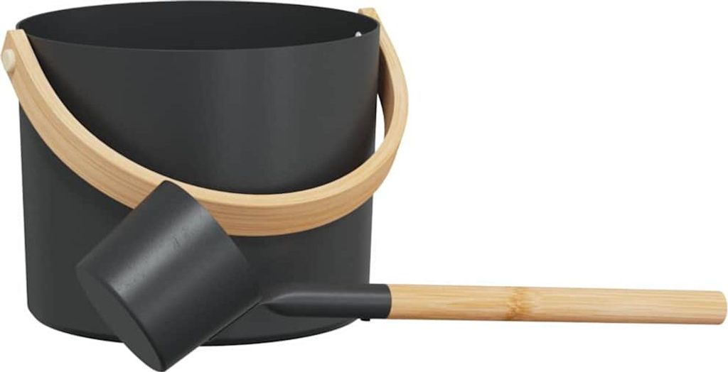 Sauna Zubehör Set 2 pcs Schwarz