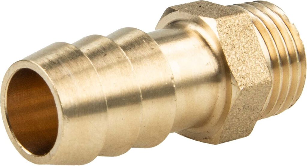 tecuro Sauger Schlauchstutzen-Schlauchtülle Ø 51 mm x Außengewinde G 1 1/2 Zoll - Messing blank