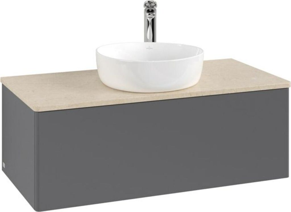 V&B Waschtischunterschrank ohne Frontstruktur Antao 100x36x50cm, HL, WBP botti., A m Lac