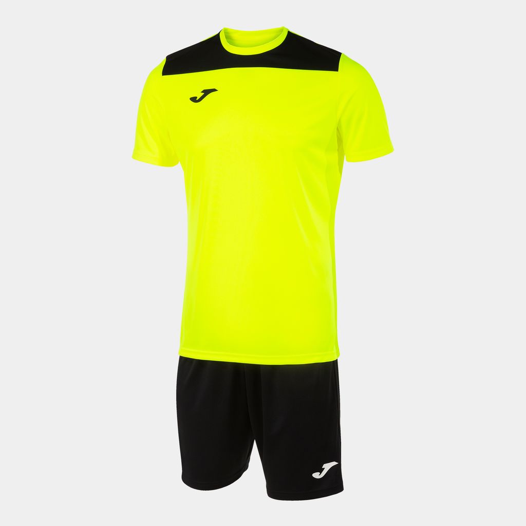 Joma phoenix ii sportset fluor gelb/schwarz 2xl männer