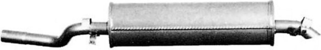 VEGAZ MS-88 Endschalldämpfer passend für MERCEDES-BENZ Stufenheck (W123) W123 Coupe (C123) Auspuff