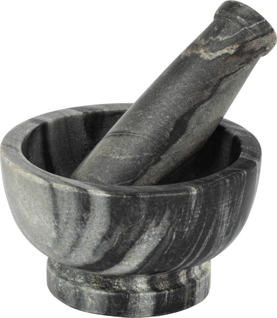 Speckstein Mörser und Stösel 10x6cm 2-teilig Schwer Gewürz Kräuter Weihrauch