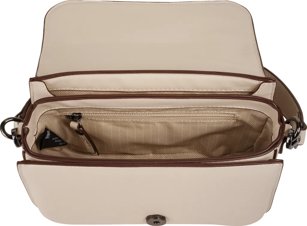 Borsa Bugatti Zita Beige - Tracolla Donna in Eco-Pelle di Qualità - 11