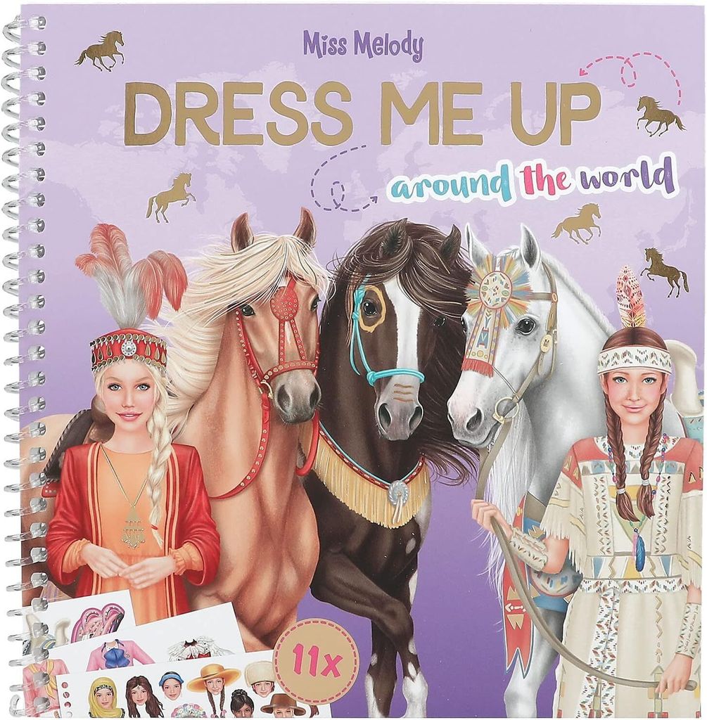 Depesche 12431 Miss Melody Dress Me Up Around The World - Productafbeelding 
