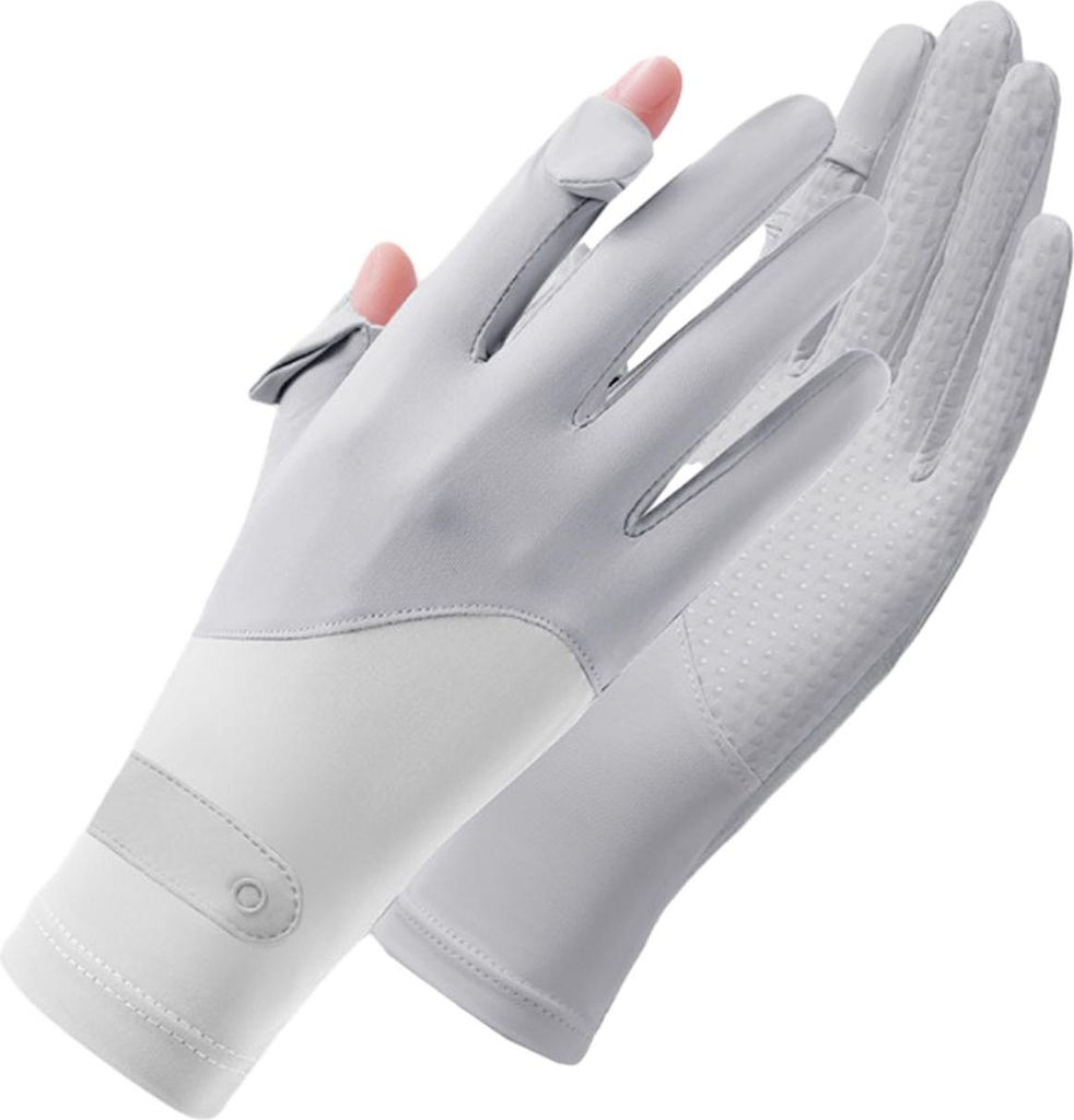Dünne Sonnenhandschuhe aus Eisseide für Damen und Herren, Produktbild 