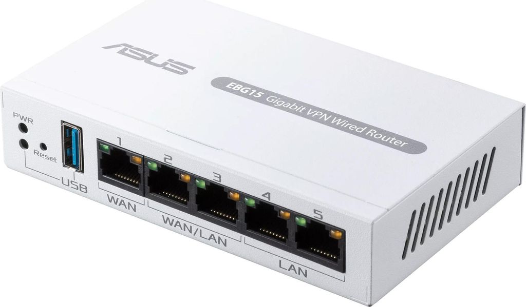 ASUS ExpertWiFi EBG15 kabelgebundener Router Gigabit Ethernet Weiß