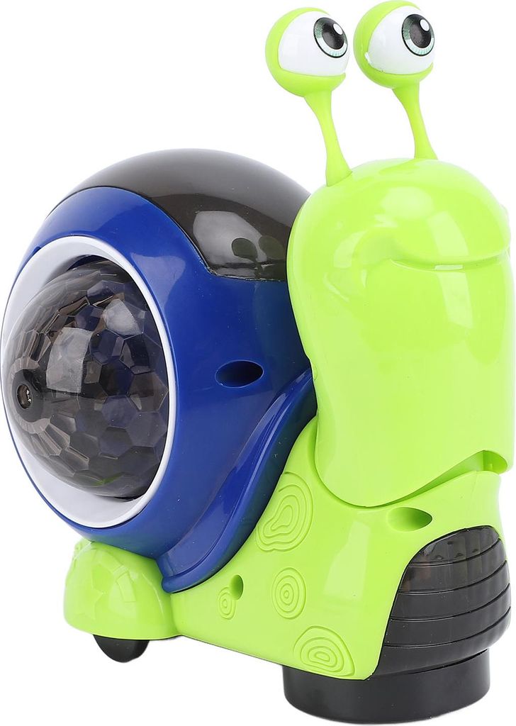 Baby Electric Snail Toy Dazzling Light Music Cute Improve Hands On Ability Electronic Animal Crawling Toy