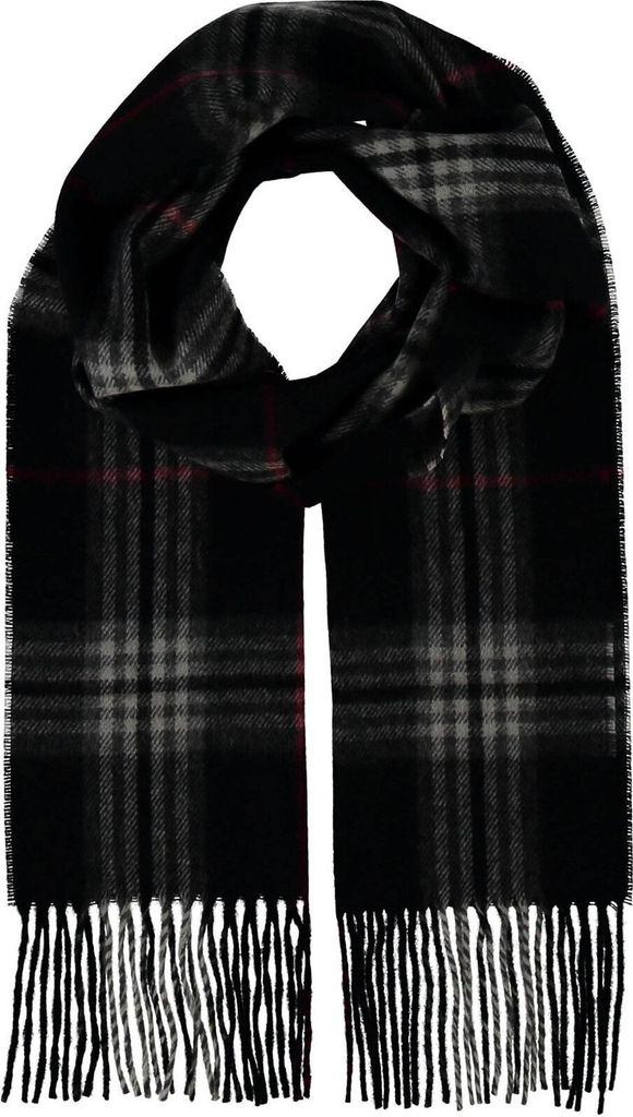 FRAAS Schal Cashmink Scarf with FRAAS Plaid Black schwarz mehrfarbig