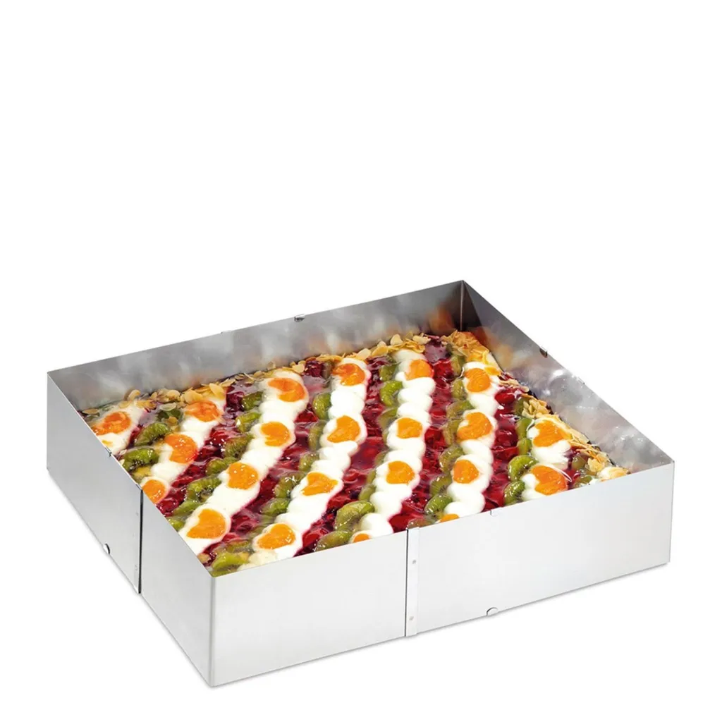Cornice per Backen GEFU Uno 18/10 NC 8,5 cm - Alta Resistenza