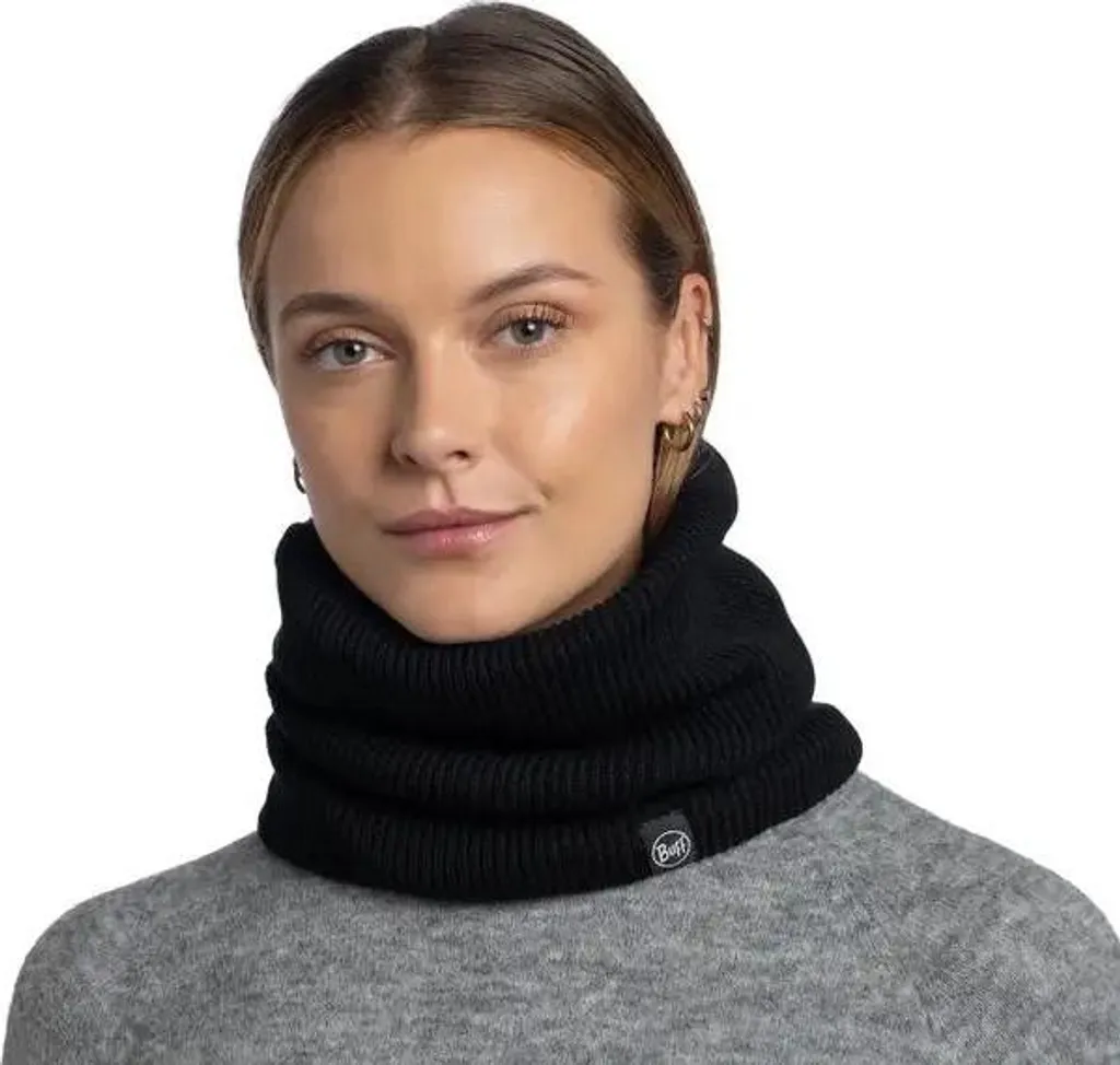 Scaldacollo BUFF Knitted & Polar Nero | Termicità Professionale - 4