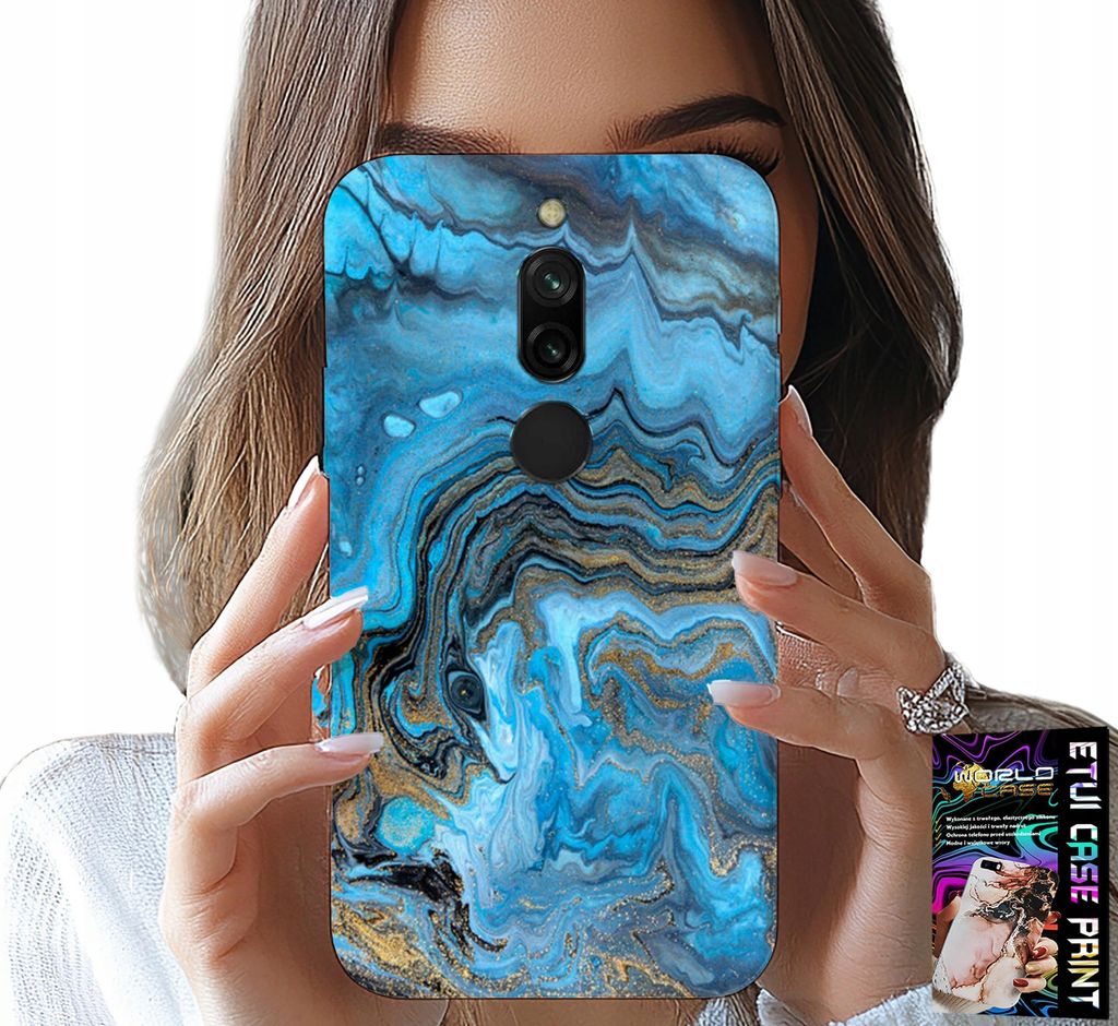 Hülle Für Xiaomi Redmi 8 - Marmorierte Muster Hülle + Folie
