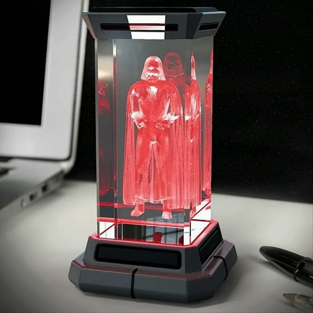 Lampe Holographique Dark Vador Effet 3D Star Wars pour Déco Intérieure