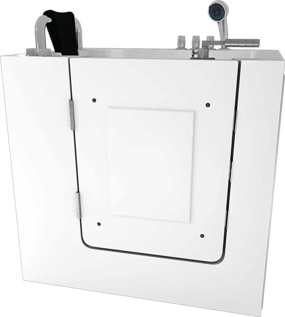 Sitzbadewanne Senioren Sitzwanne mit Tür S02-TH-B-L 100x78cm