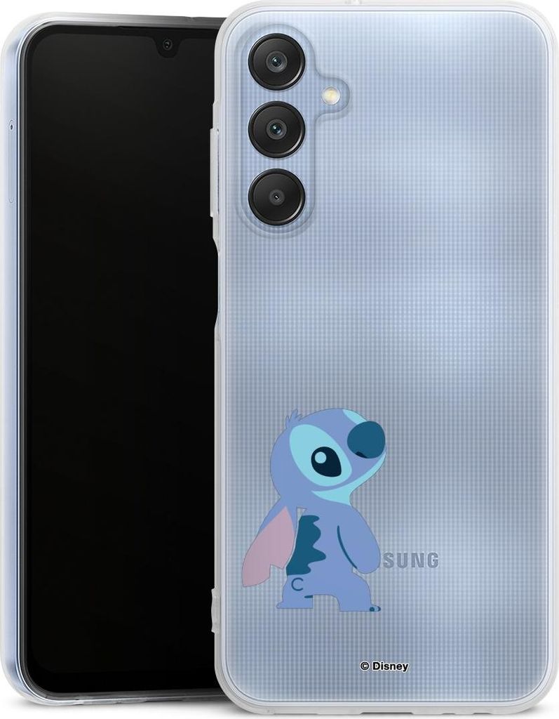DeinDesign Handyhülle für Samsung Galaxy A25 5G Silikon Hülle Case Smartphone Schutzhülle Disney Fanartikel Lilo & Stitch