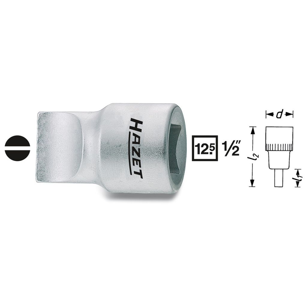 Hazet 980-2X13 Schraubendreher-Einsatz 12,5 (1/2")