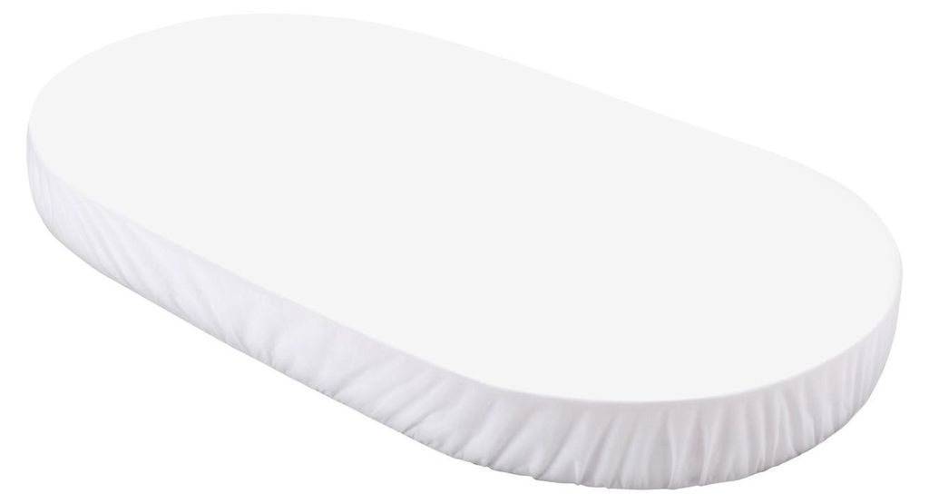 Waldin Large sheet 73x122 W2 baby bed 7in1 White - Produktbild 