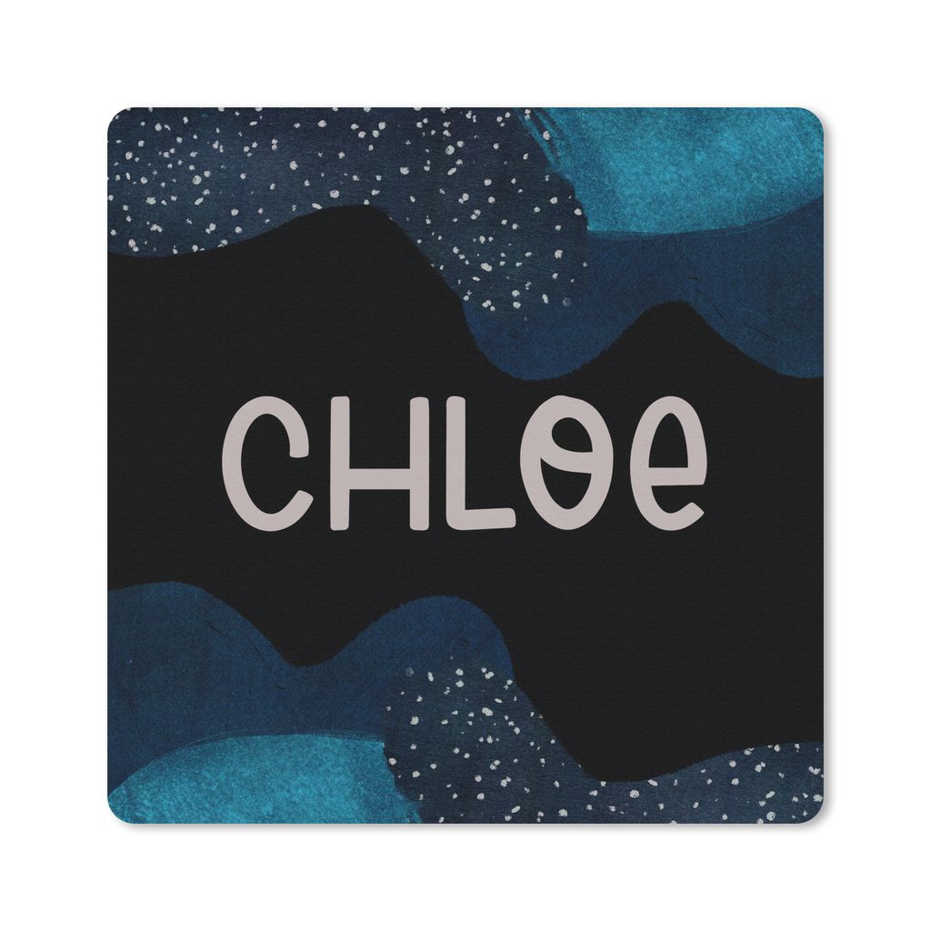 MuchoWow Mauspad Mousepad Chloe - Pastell - Mädchen 20x20 cm - Mousepads - Maus Mat - Pad - Mausunterlage - Desk Mat - Bureauartikeln