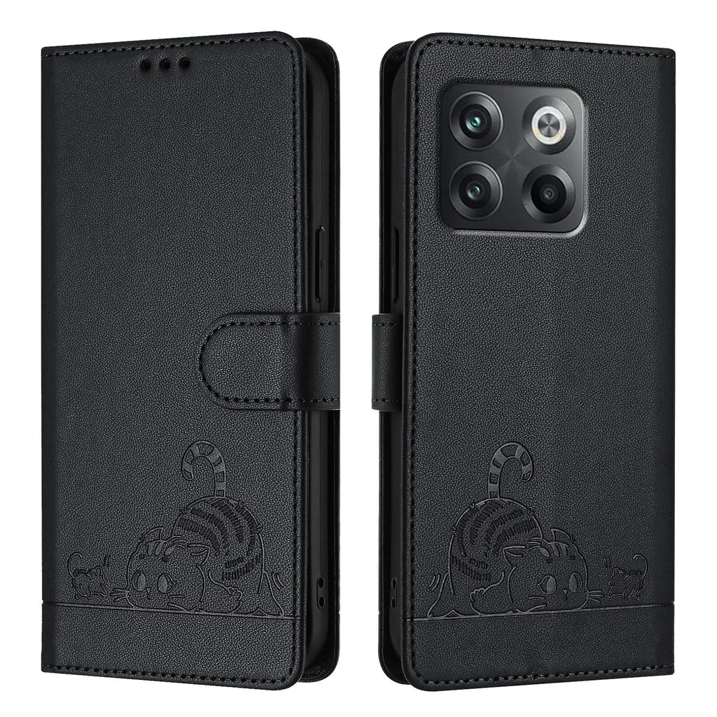 Ailisi Cover Per Samsung Galaxy A70 – Flip Cover Con Portafoglio, Design Panda Nero, In Pelle PU, Slot Per Carte, Chiusura Magnetica E Supporto