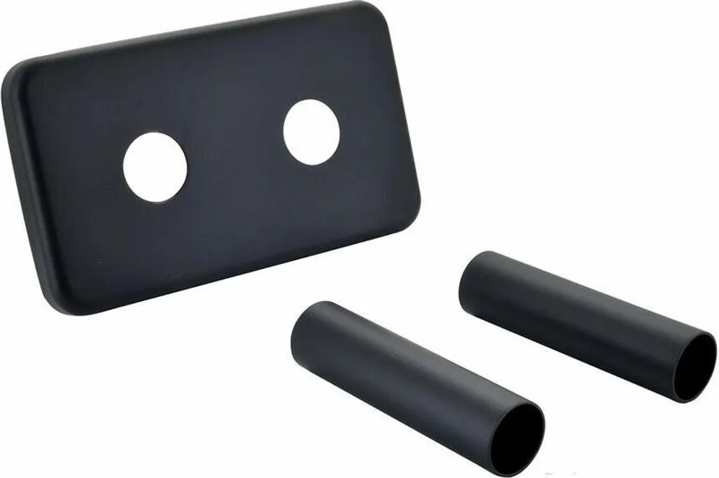 Sapho Twin CP7135B Rosace de recouvrement pour kit de connexion noir mat