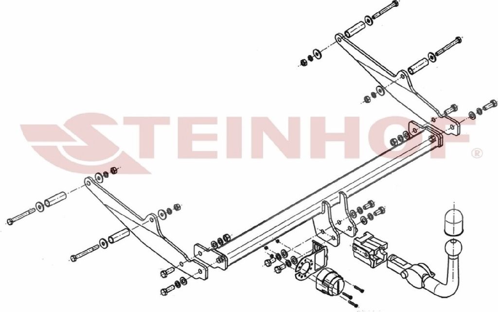 Z547632 Anhängerkupplung passend für RENAULT Clio III 2008-2012 abnehmbar