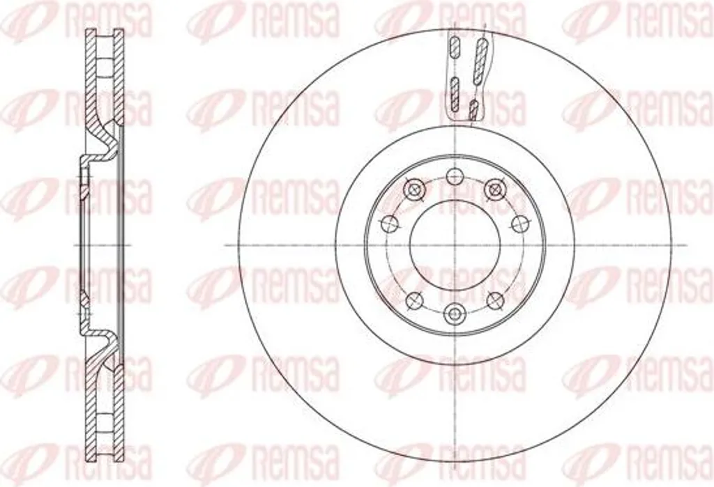 Disque de Frein pour Entretien Peugeot RCZ - REMSA 61629.10 et OE 4249F9