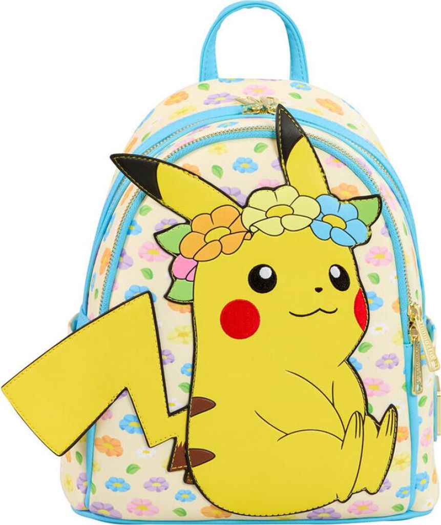 Pokémon by Loungefly Mini Backpack Sleeping Pikachu Floral Produktbild 