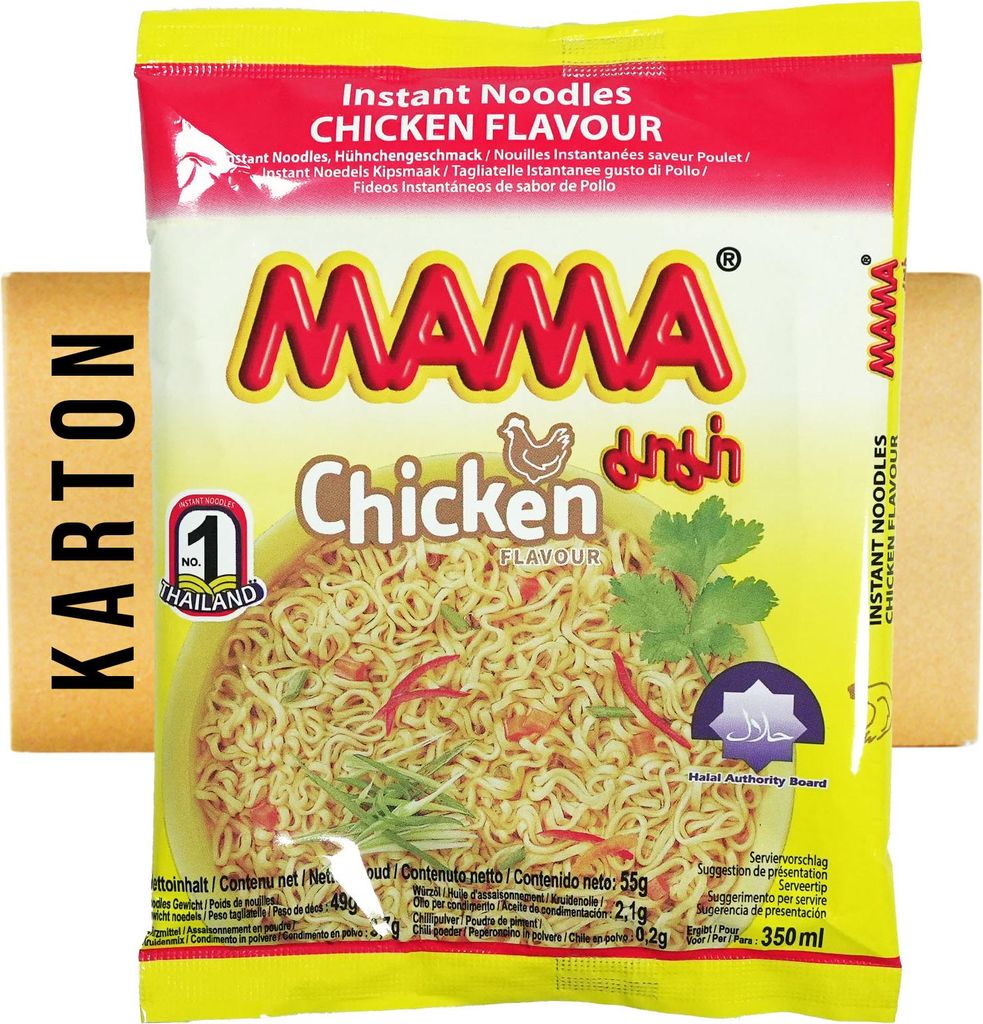 Mama Instantnudel Huhn Mi Ga 30x55g Produktbild 