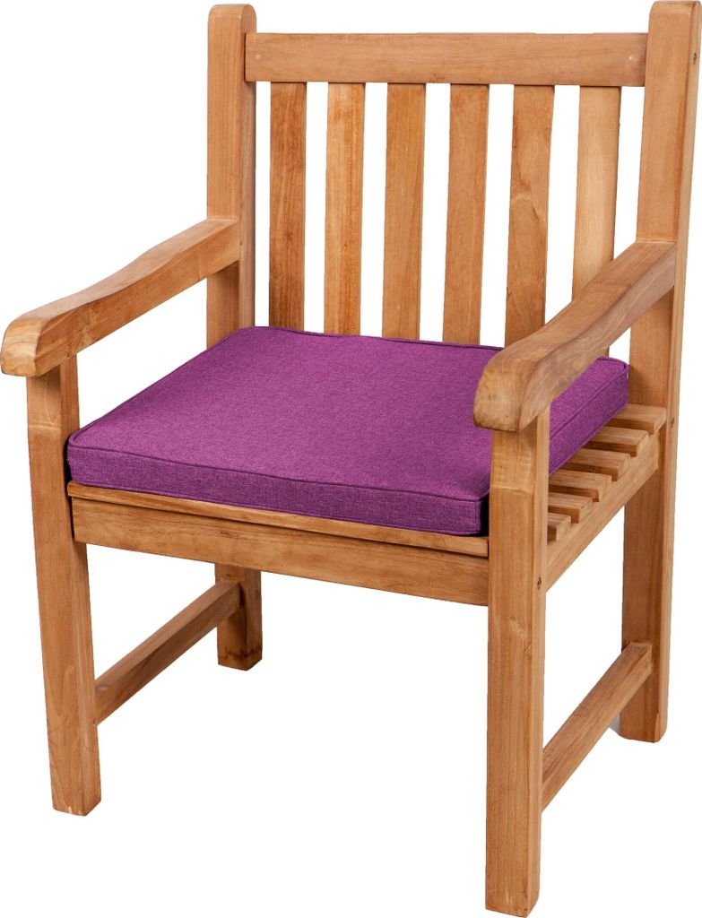 Sitzkissen für Bank, Gartenschaukeln, Sitz, glatt. FK5 (45x45x5, Rosa)