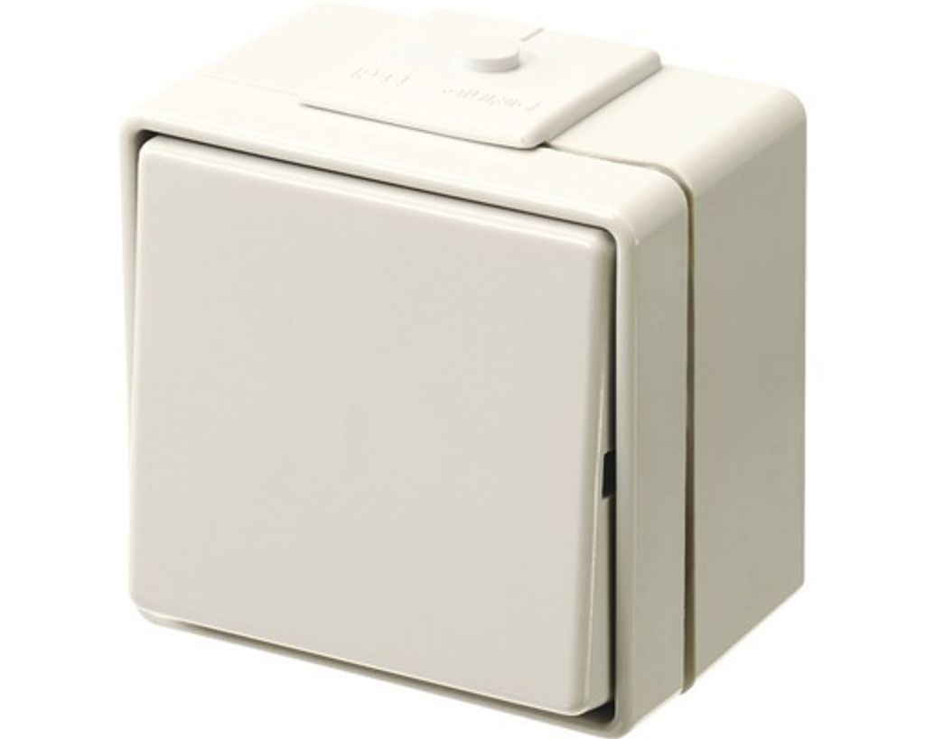 Jung 606 W Feuchtraum Wippschalter Universal Aus-Wechsel Produktbild 