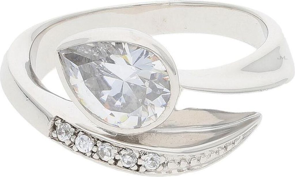 JuwelmaLux Ring 925 Sterling Silber mit Zirkonia JL10-07-2007 50