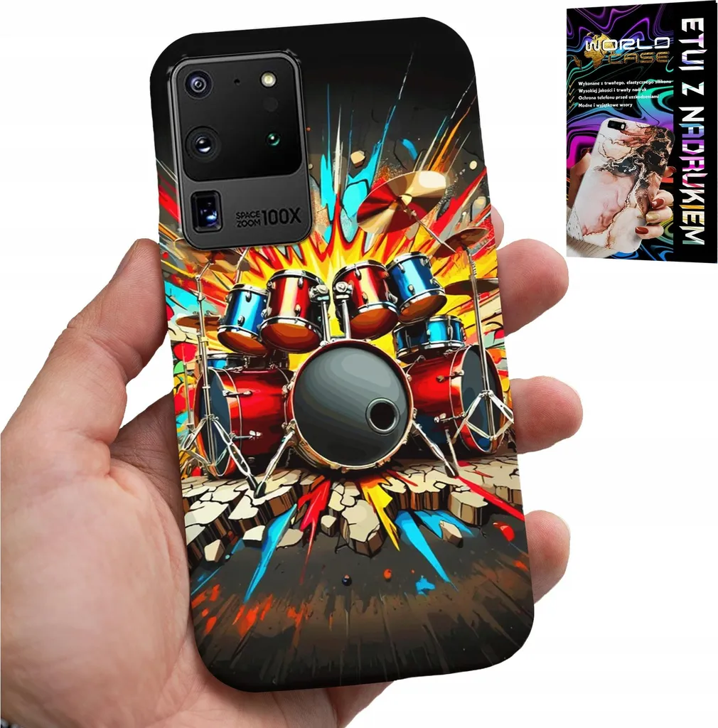 Cover Samsung S20 Ultra Rock & Roll Foil - Resistenza d'urto Percussione