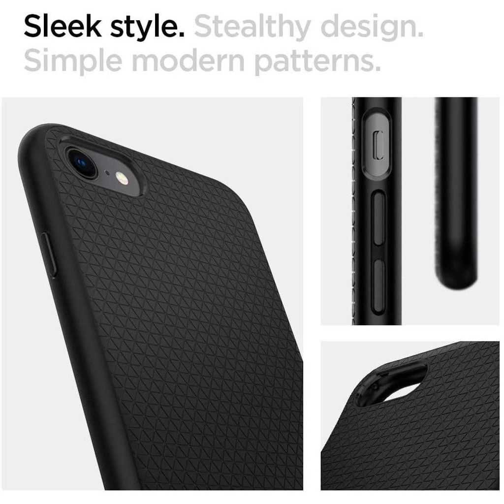 Spigen Liquid Air, czarny - iPhone 7/8/SE (2020) Zdjęcie produktu 8
