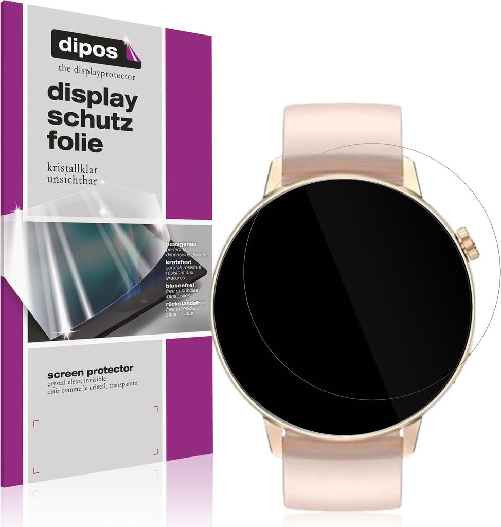 6x Schutzfolie für Dremac DM5-B klar Displayschutzfolie Folie Display Schutz dipos