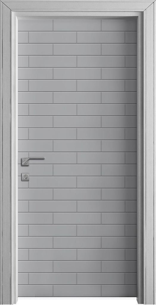 Tür Selbstklebende 90x210 cm Türfolie Türtapete Klebefolie - farbige Backstein Ziegel
