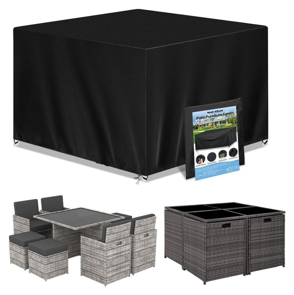 Gartenmöbel Abdeckung Wasserdicht 420D Oxford Anti-UV Produktbild 